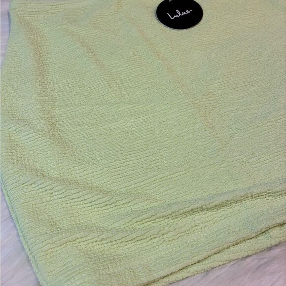 NWT Lulus Made for Sun Lime Green Swim Cover-Up Skirt - Picture 4 of 6